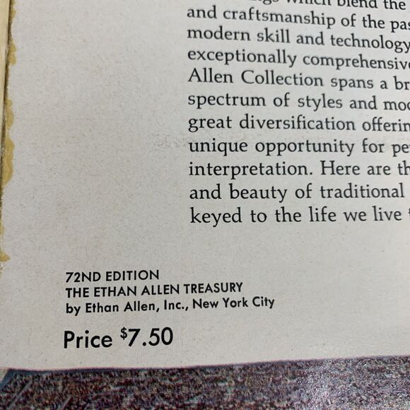 The Ethan Allen Treasury of American Traditional Interiors 72nd Edition Vintage - Picture 4 of 10